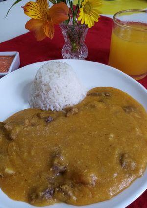 Una foto de Pepian de choclo