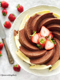 A picture of Butter Chocolate Cheese Cake.