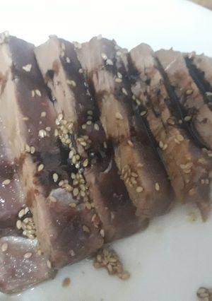 Foto principal de Atún marinado con salsa de soja