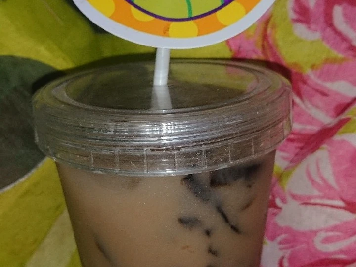 Cara Gampang Membuat Resep Es capucino cincau yang Lezat Sekali Anti Ribet, Mantap