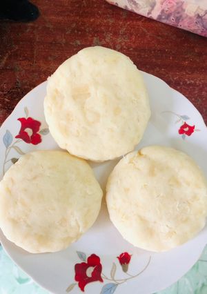 Una foto de Arepas de yuca con queso