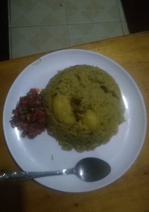 A picture of Pilau my way.