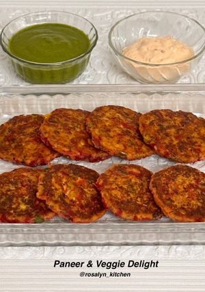 A picture of Rainbow Protein Kebabs – Paneer & Veggie DelightHigh Protein | Monsoon Special.