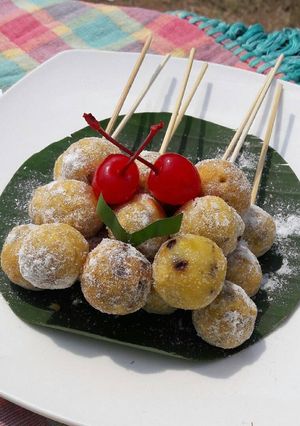 Foto resep Sate bola-bola pisang