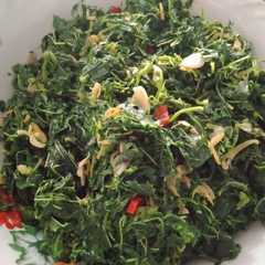 รูปของ Tumis daun singkong