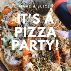A picture of Homemade pizza.