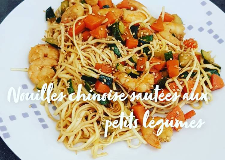 °Nouilles chinoise sautées aux petits légumes °🇨🇳