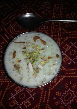 A picture of Sago kheer.