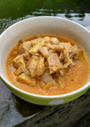 Foto resep Sayur nangka bumbu kuning
