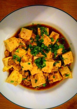 Hình của món Đậu Tứ Xuyên.