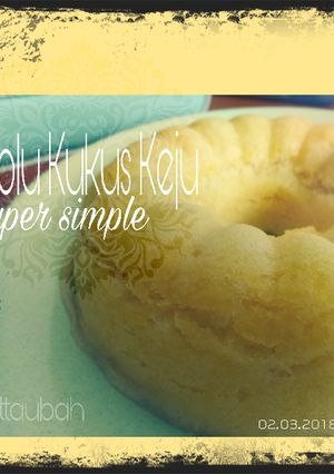 Foto resep 02. Bolu Kukus Keju Super Simple
