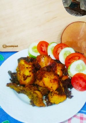 Foto resep Ayam goreng praktis