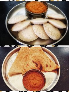 கைக்குத்தல் அரிசியில் இட்லி,தோசை செய்முறை முக்கிய புகைப்படம்