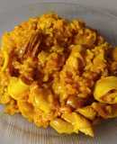 Paella de pollo