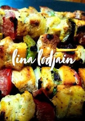 صورة لوصفة بروشات صدر الدجاج 🍢 مع الخضر 🍅 في الفرن