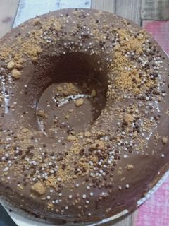 صورة لوصفة كيكة قهوة بشوكولاتة