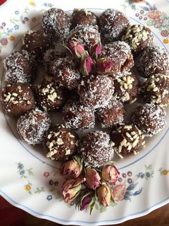 عکسی از دستور حلوا خرما (توپک خرمایی)