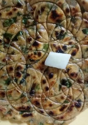 पालक पराठा (Palak paratha recipe in hindi) रेसिपी मुख्य फोटो
