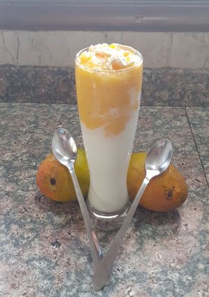 A picture of Dalgona lassi.