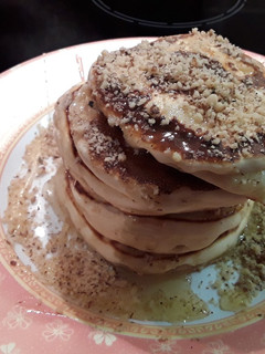 Φωτογραφία της συνταγής Pancakes με μέλι και καρύδια