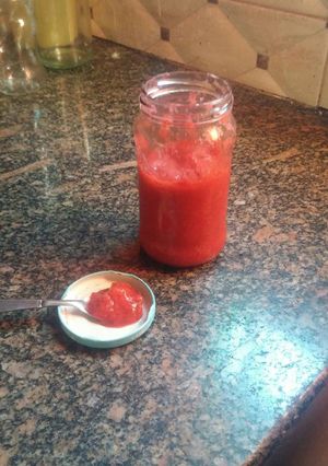 Una foto de Mermelada de frutillas con edulcorante