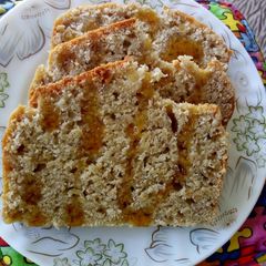 A picture of Banana oatmeal bread. #authormarathon #mykidsfavoritemeal.