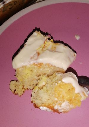 صورة لوصفة كيكه الزعفران 🍰