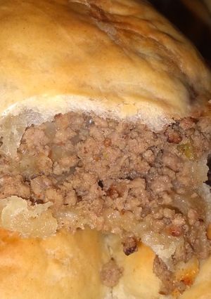 Una foto de Pancitos integrales rellenos con masa casera!!!😋😋
