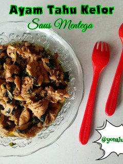 Foto resep Ayam Tahu Kelor Saus Mentega