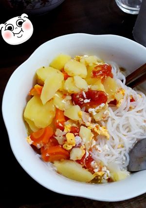 Hình của món Bún... 🤔😁🥔🥔.