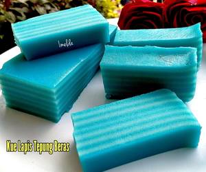 Cara Memasak Cepat Kue lapis tepung beras Sedap Nikmat