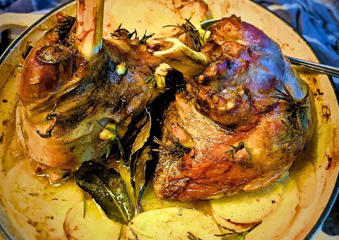 Recipe of Favorite Roast lamb and boulangere potatoes