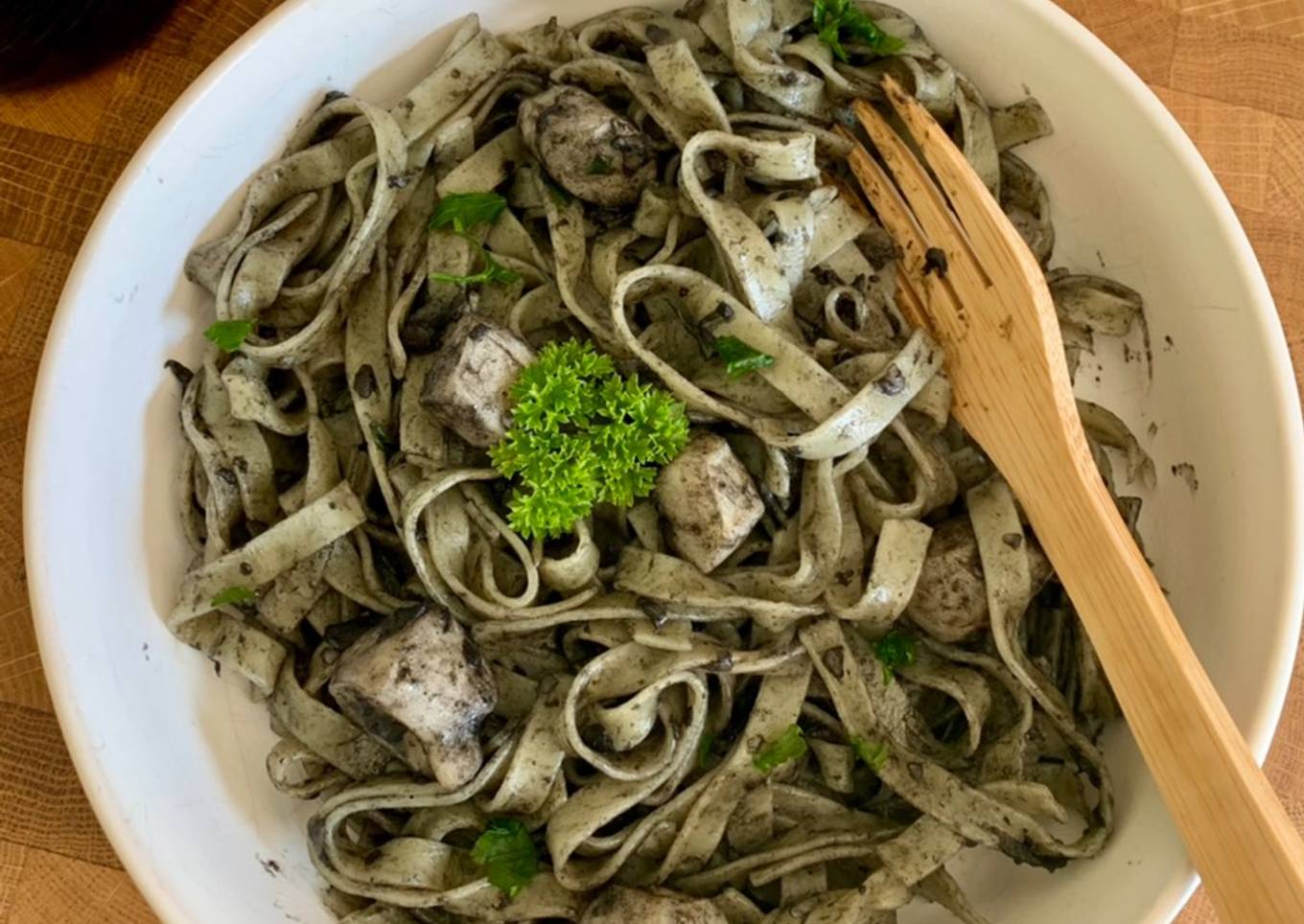 ☆Tagliatelles à l’Encre de Seiche☆