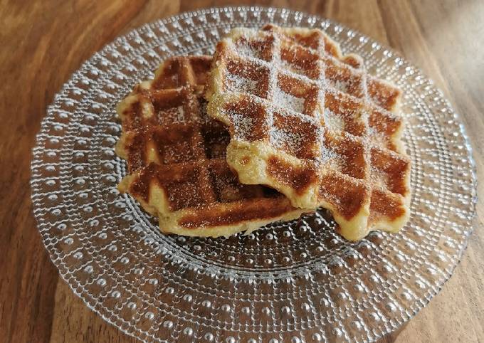 La véritable recette de gaufre liégeoise, Recette