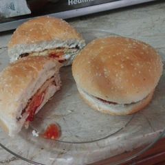 A picture of Patty wala burger.