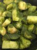Potatoes in Cilantro Sauce
