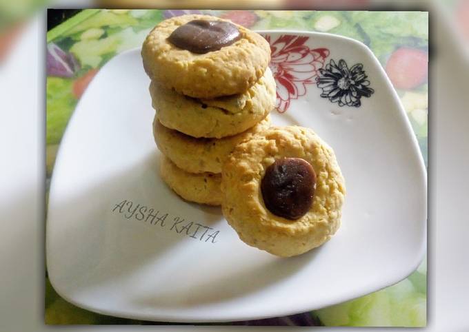 Recipe of Homemade Chocolate thumbprint cookies