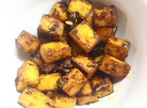 Una foto de Tofu salteado