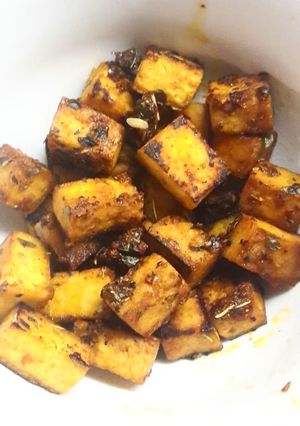 Una foto de Tofu salteado