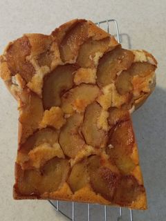 عکسی از دستور کیک سیب کشمشی😍با توستر