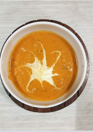 A picture of Roasted Tomato Soup.
