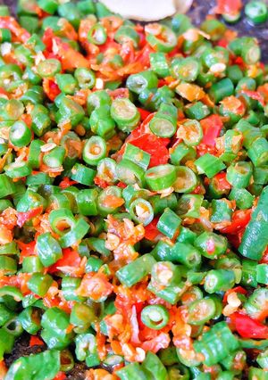 Foto resep Pencok Kacang Panjang
