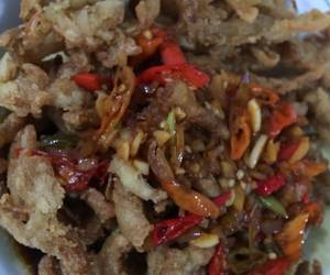 Cara Cepat Jamur krispi saus pedas manis Enak Sederhana