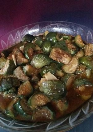 Foto resep Oseng terong bulat