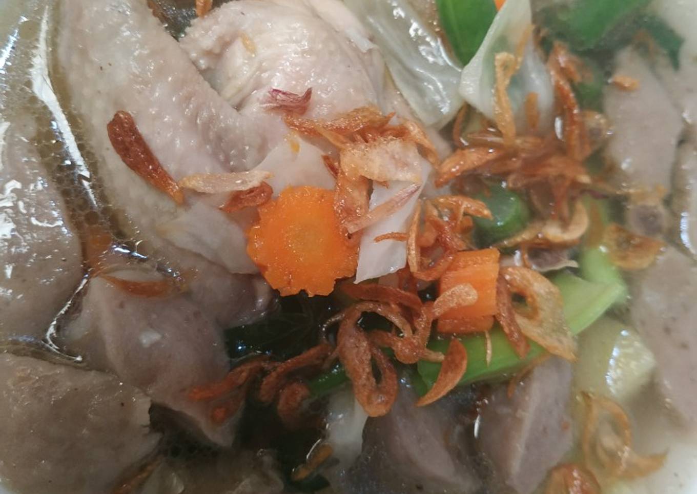 Sop ayam baso