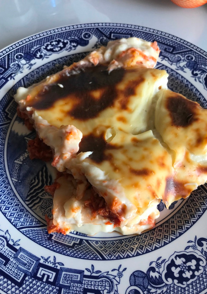 Una foto de Canelones de atún