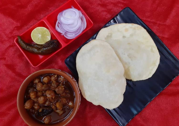 Recipe of Homemade Restourent style chole bhature