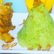 Nasi uduk hijau rice cooker