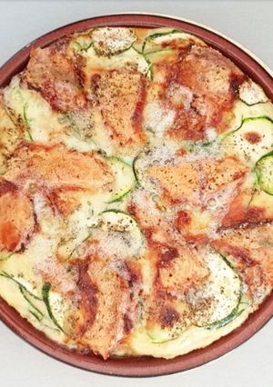 Une photo de Clafoutis courgette chèvre