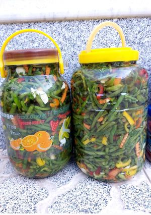عکسی از دستور ترشی لوبیا سبز🍲